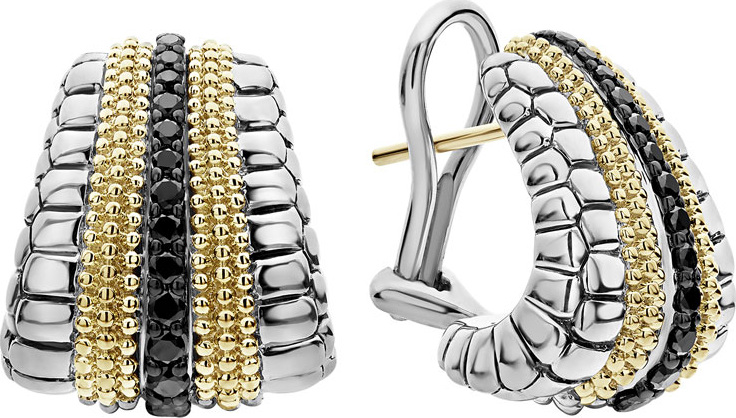 LAGOS Lux Large Earrings with Diamonds