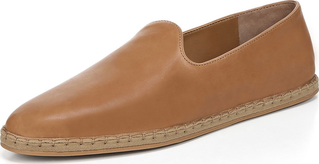 Vince Malia Flat Foulard Leather Espadrille Loafers