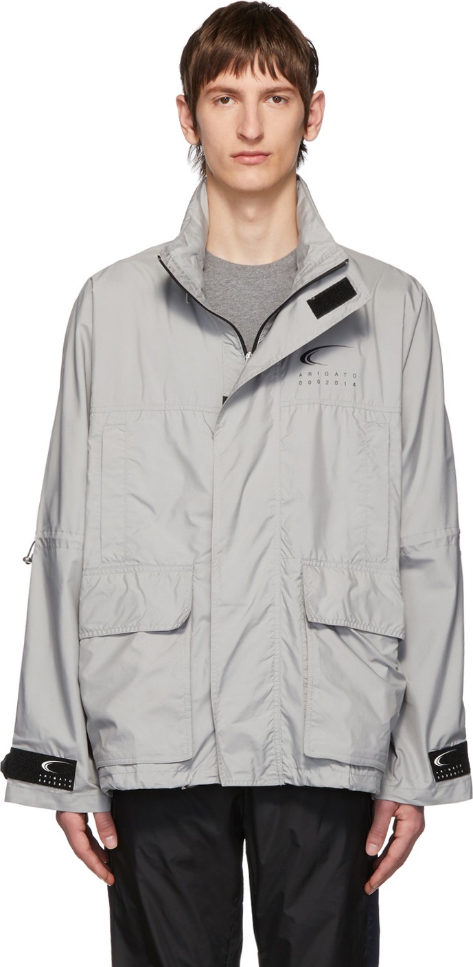 Axel Arigato Grey Atlas Track Jacket