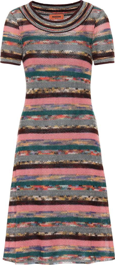 Missoni Knitted wool-blend dress