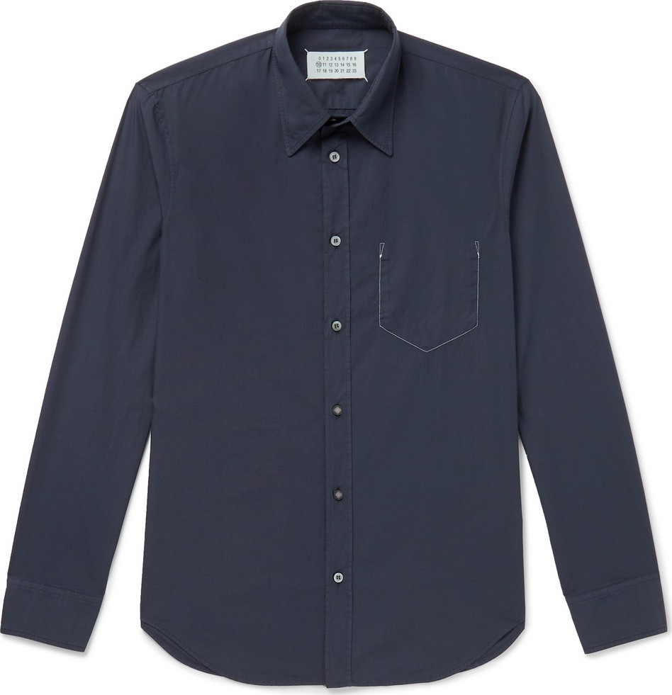Maison Margiela Slim-Fit Cotton-Poplin Shirt