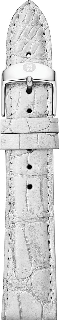 MICHELE 16mm Metallic Alligator Watch Strap