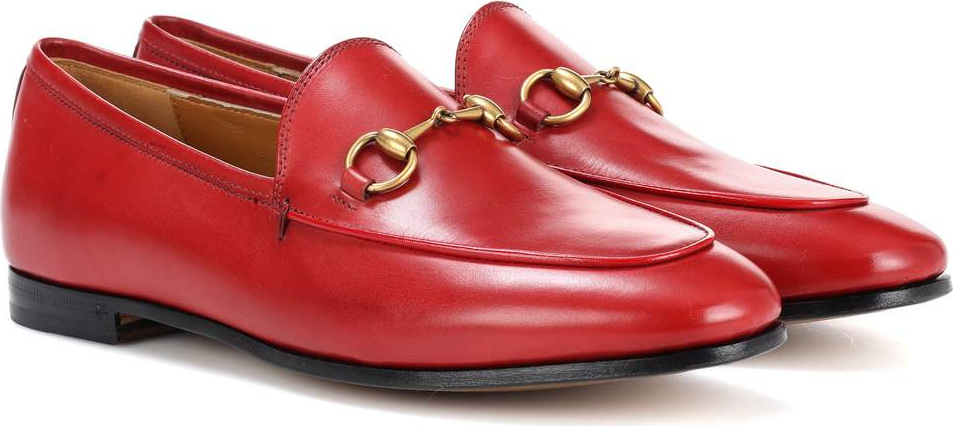 Gucci Jordaan leather loafers