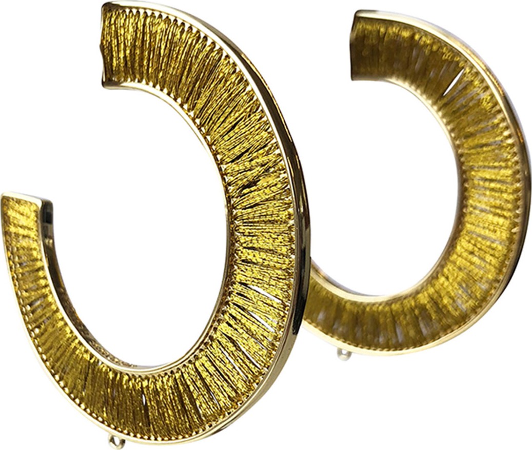Mignonne Gavigan New York Fiona Wrapped Hoop Earrings