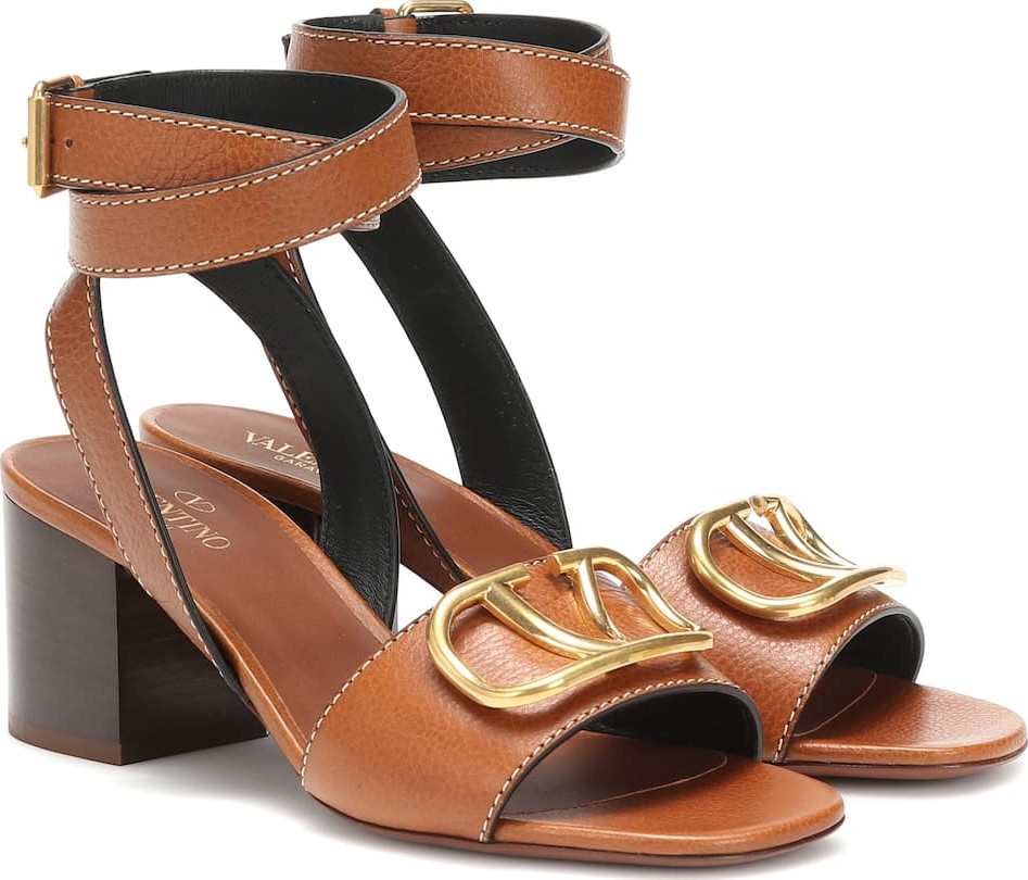 Valentino Valentino Garavani VLOGO leather sandals