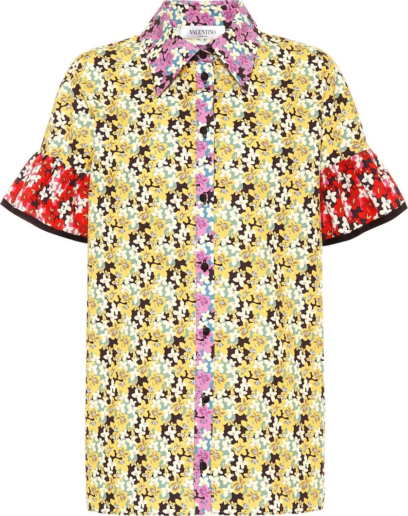 Valentino Printed cotton shirt