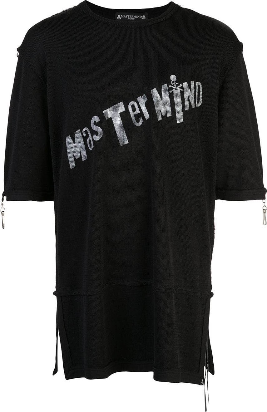Mastermind World Distressed graphic t-shirt