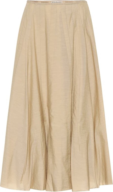 Acne Studios Isolde voile midi skirt