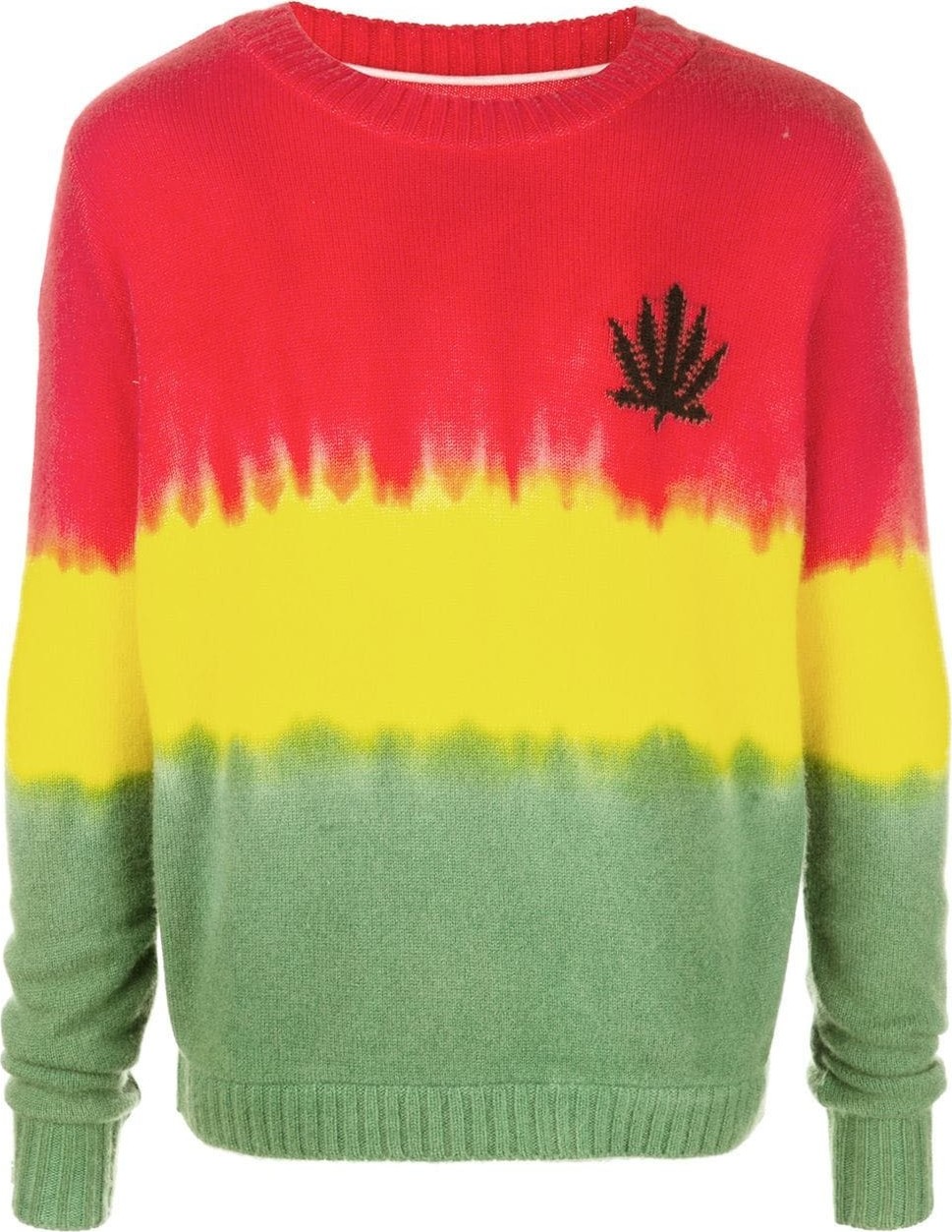 The Elder Statesman crewneck intarsia sweater