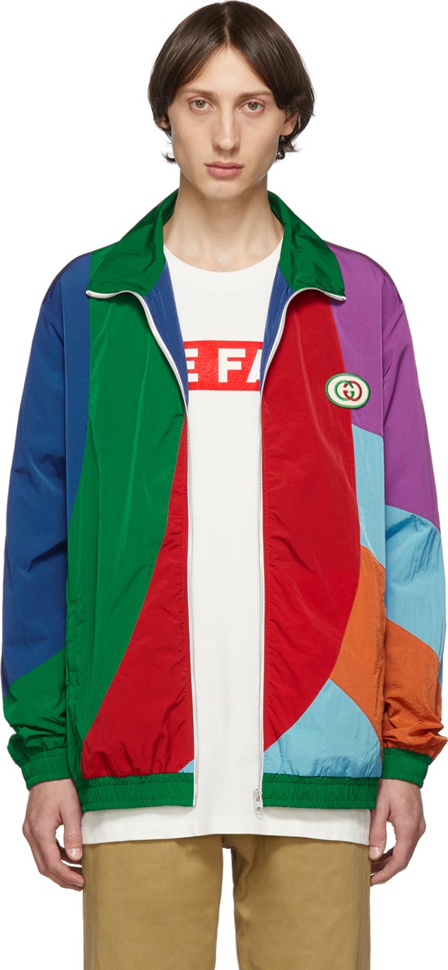 Gucci Multicolor Oversized Waterproof Jacket