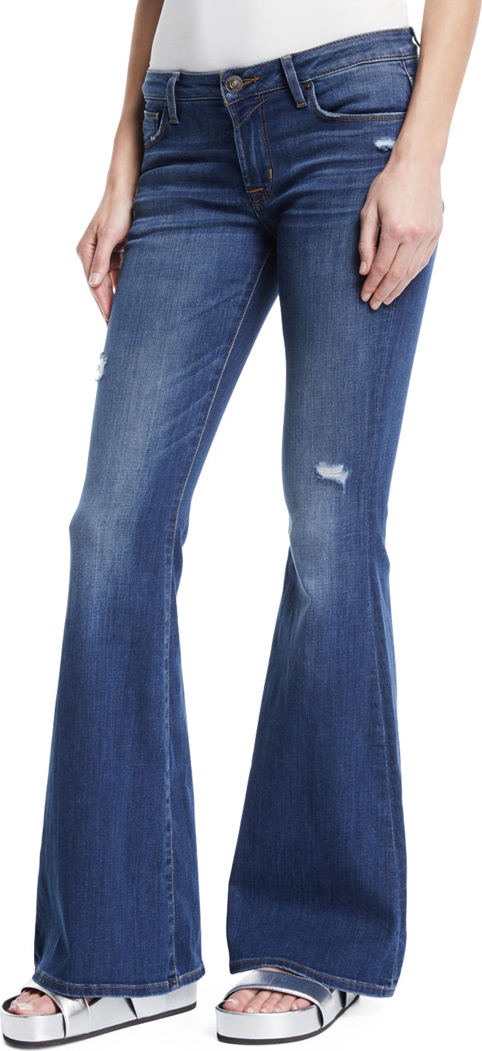 Hudson Mia Low-Rise Flared-Leg Jeans