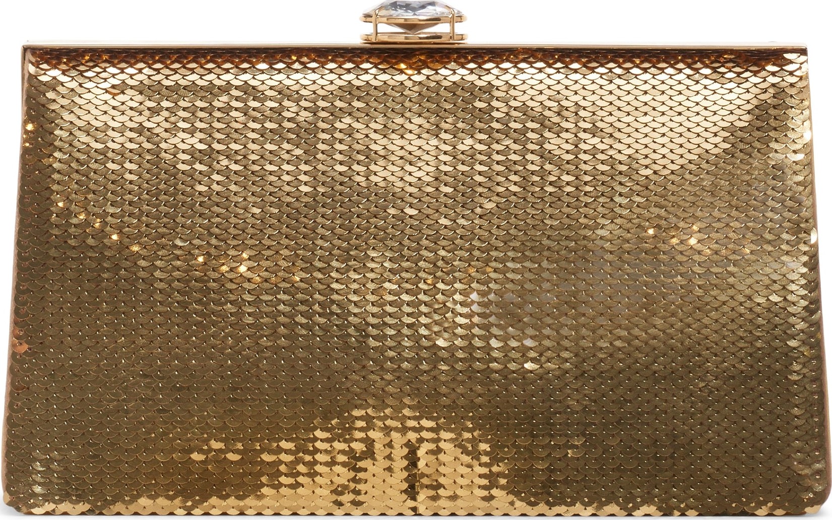 Miu Miu Paiellets Sequin Frame Clutch