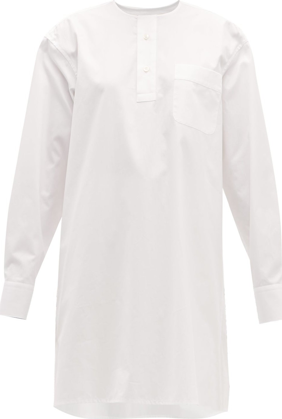 Connolly Oversized pleated cotton shirt