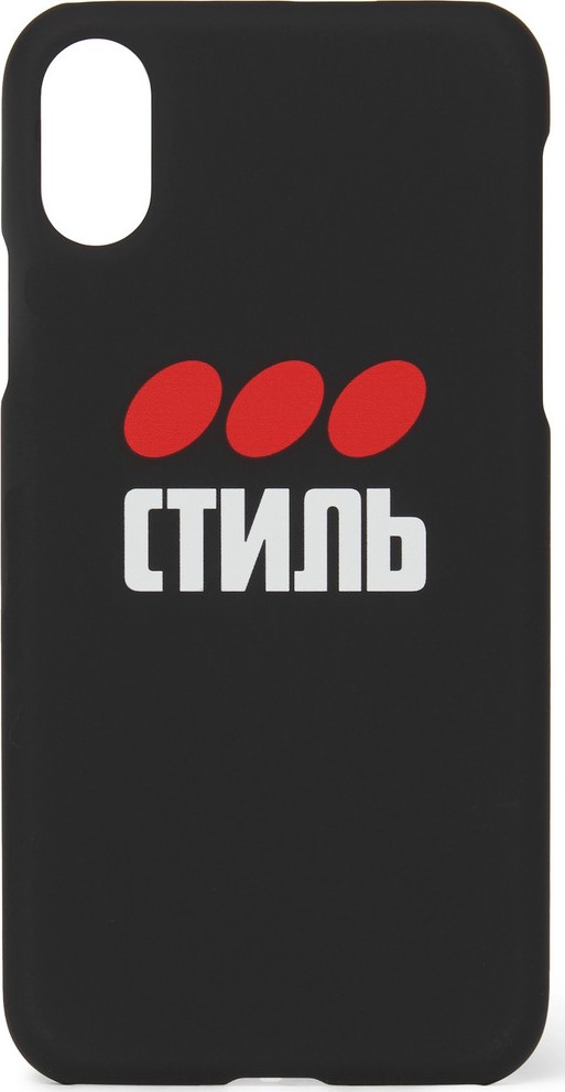 Heron Preston Logo-Print iPhone XS Case