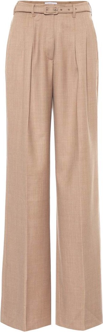 Gabriela Hearst Vargas high-rise wide-leg wool pants