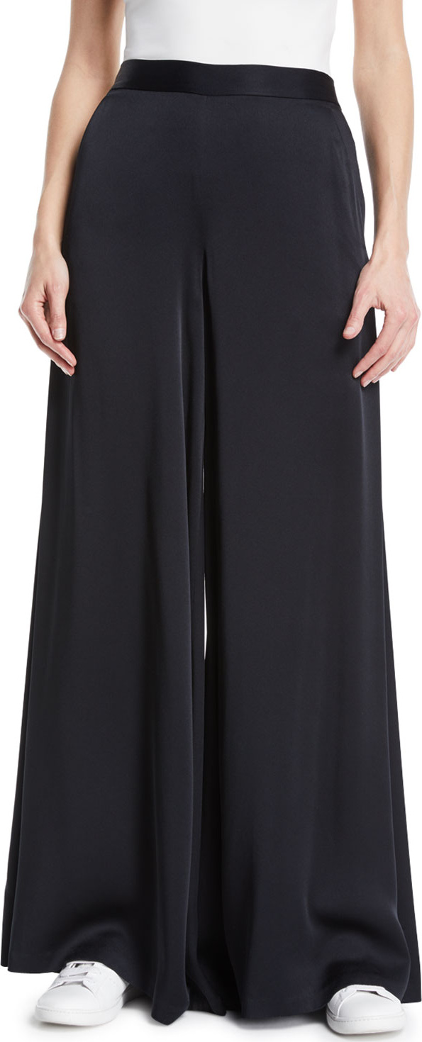 A.L.C. Nelson Crepe Wide-Leg Pants