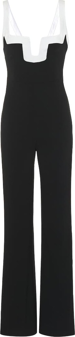 Galvan Arabesque crêpe jumpsuit