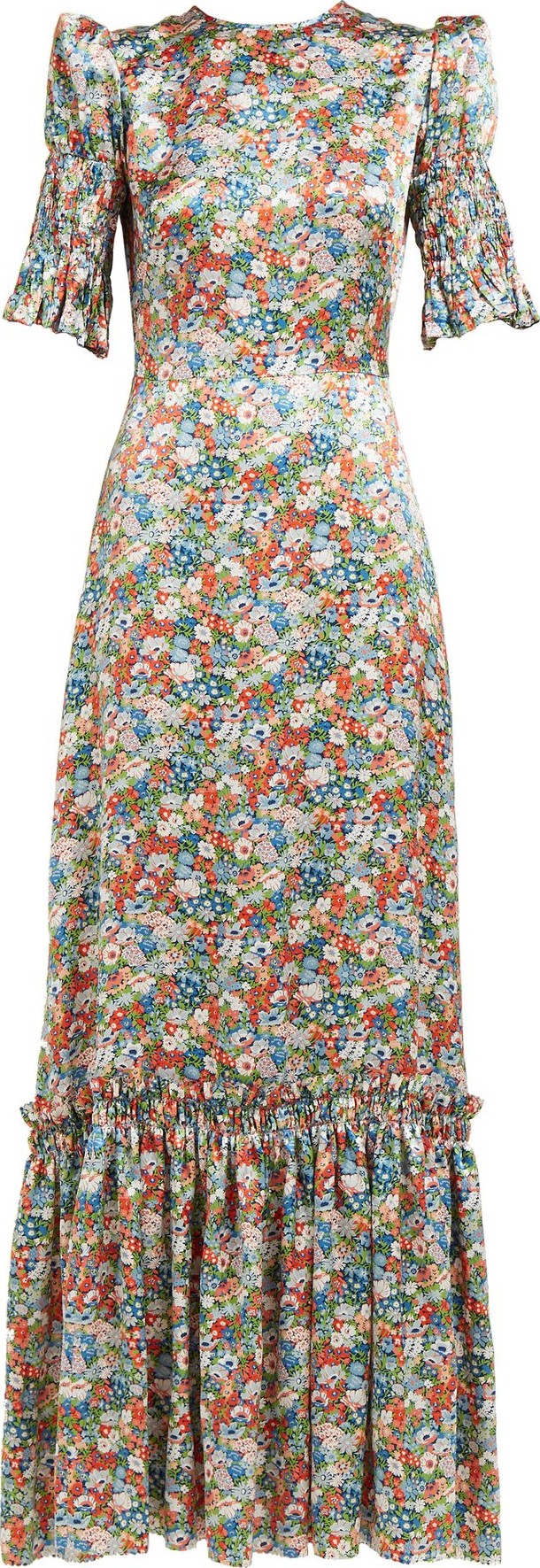 The Vampire's Wife No.11 floral-print silk-satin maxi dress