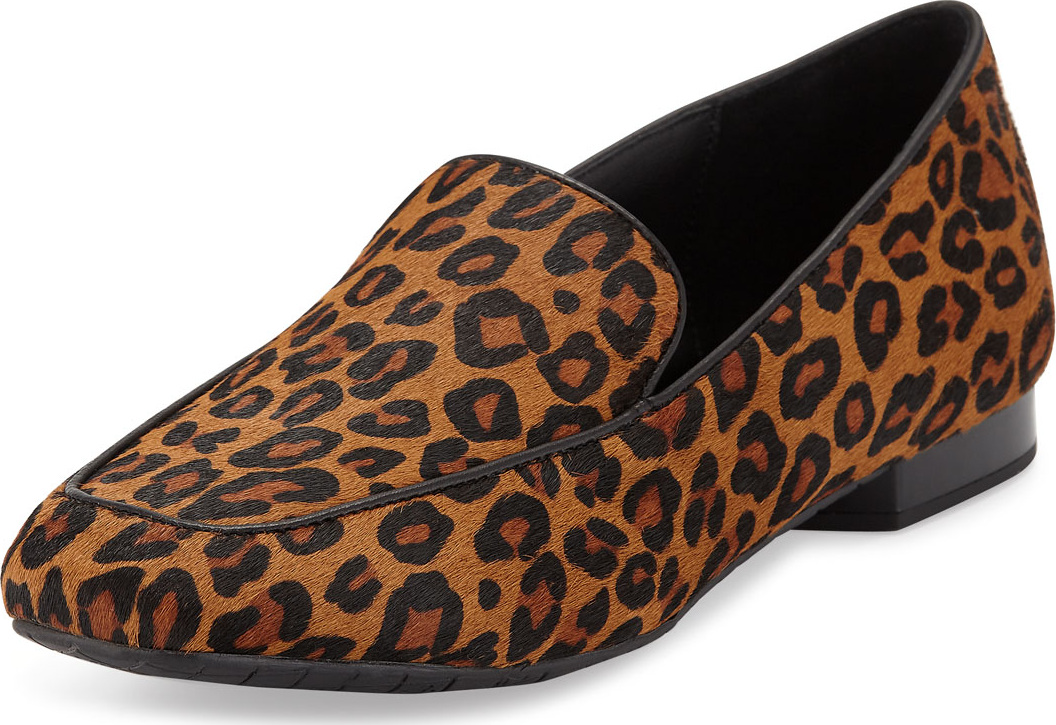 Donald J Pliner Heddy Flat Leopard-Print Loafers