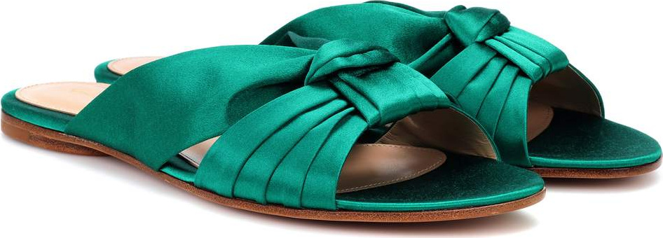 Gianvito Rossi Blair satin sandals