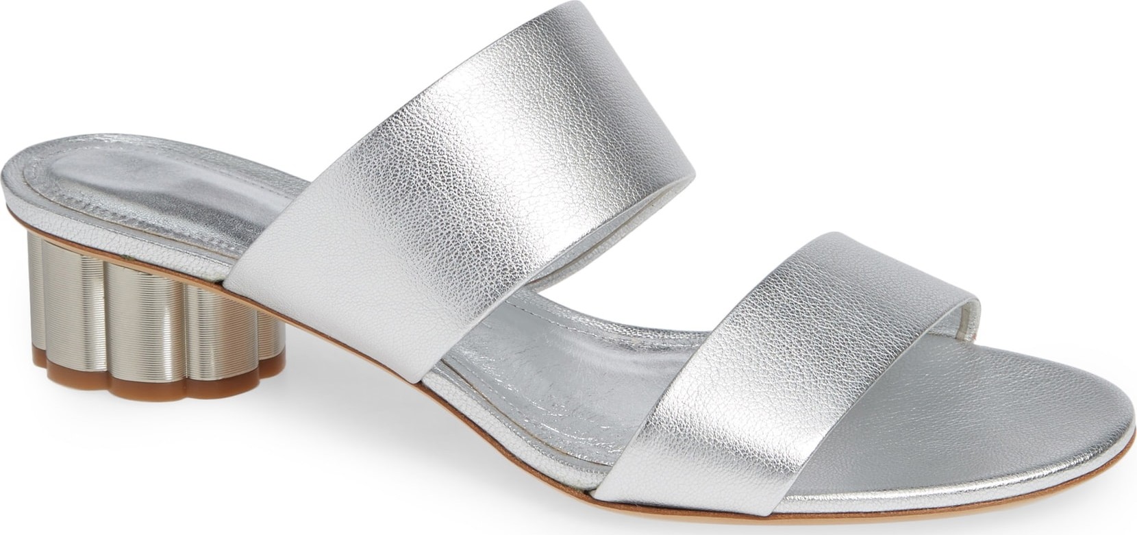 Salvatore Ferragamo Bellundo Double Band Slide Sandal