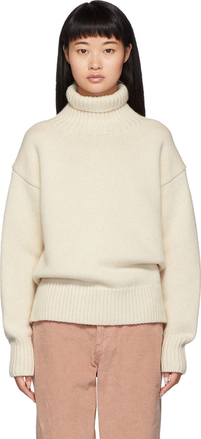 Rag & Bone Off-White Lunet Turtleneck