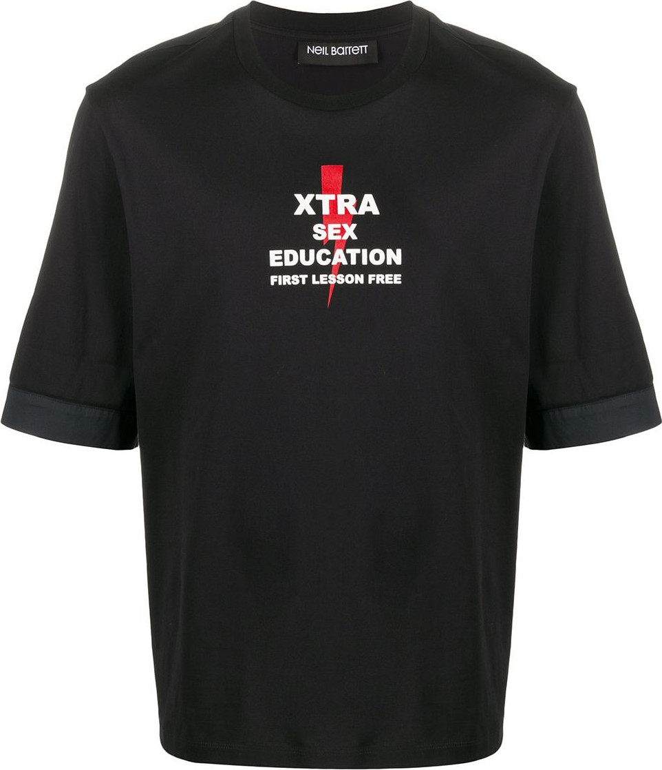 Neil Barrett - Sex Education-print T-shirt