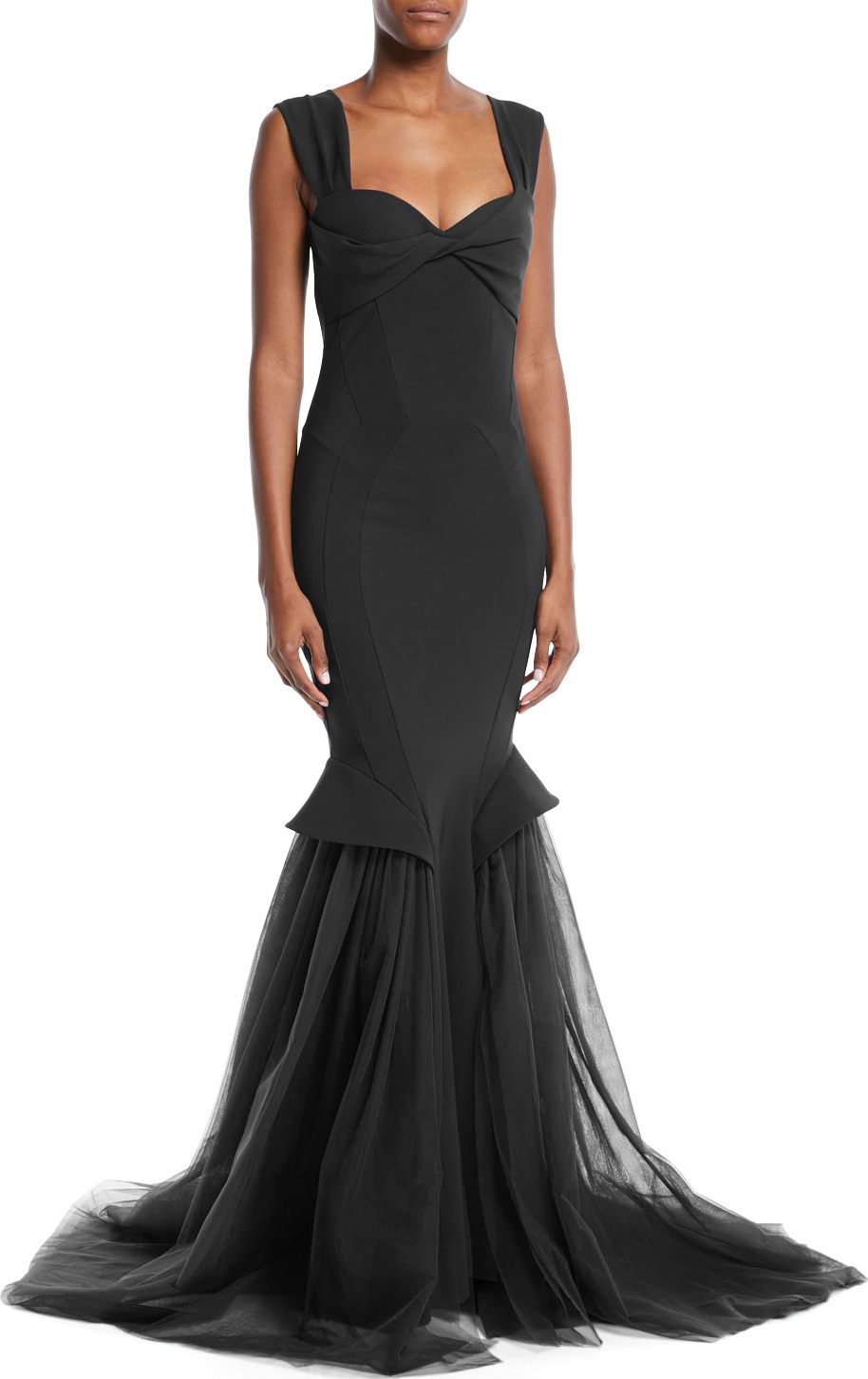 La Petite Robe di Chiara Boni Grace Sweetheart Illusion Tulle Gown