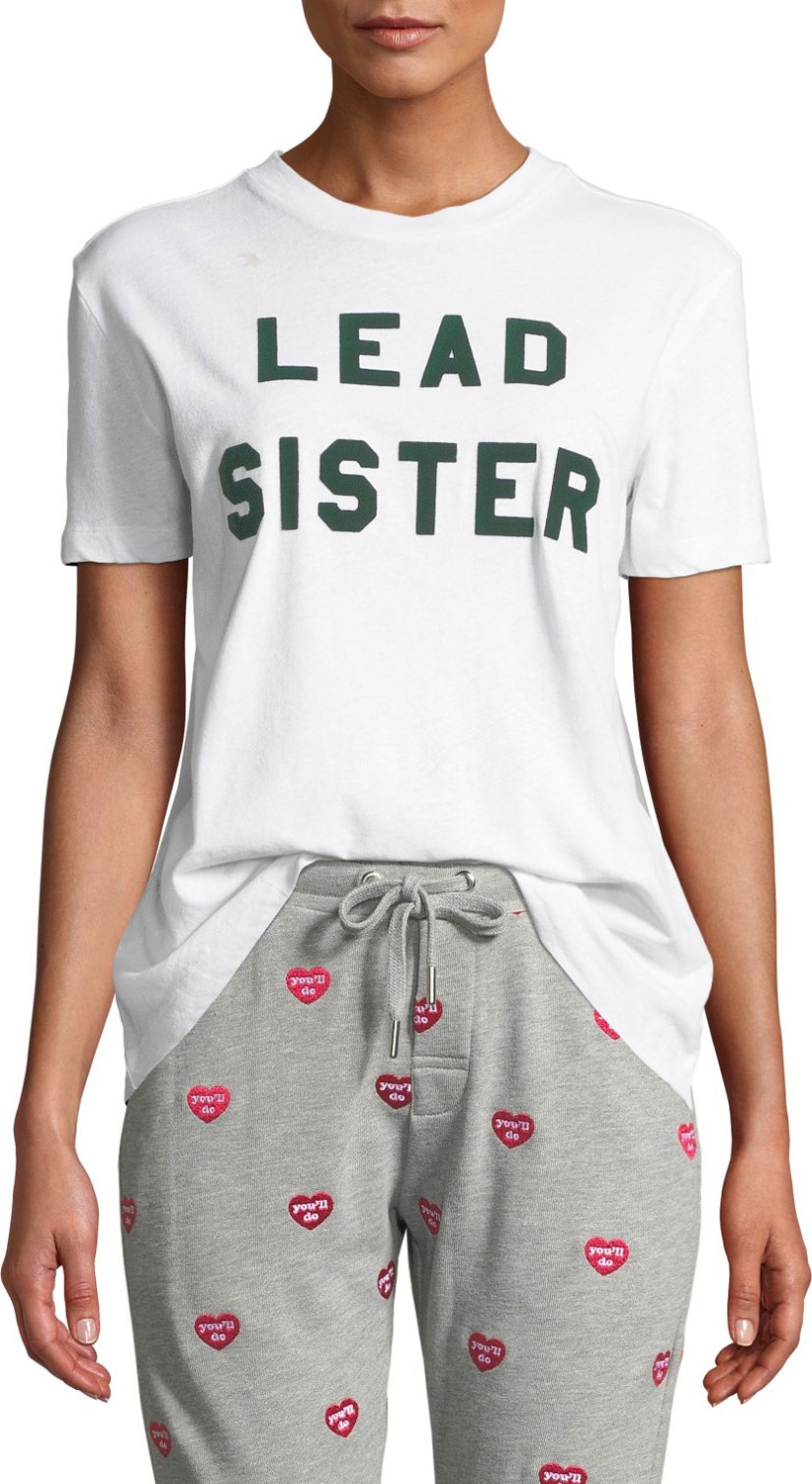 Zoe Karssen Lead Sister Crewneck Graphic Tee