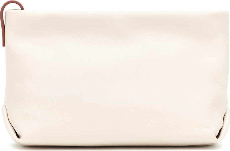 Loro Piana Inside Out leather clutch