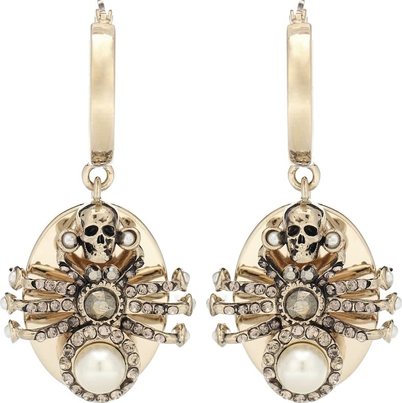 Alexander McQueen Spider embellished earrings