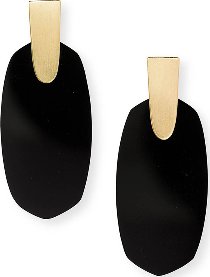 Kendra Scott Aragon Statement Drop Earrings, 14k Gold-Plate