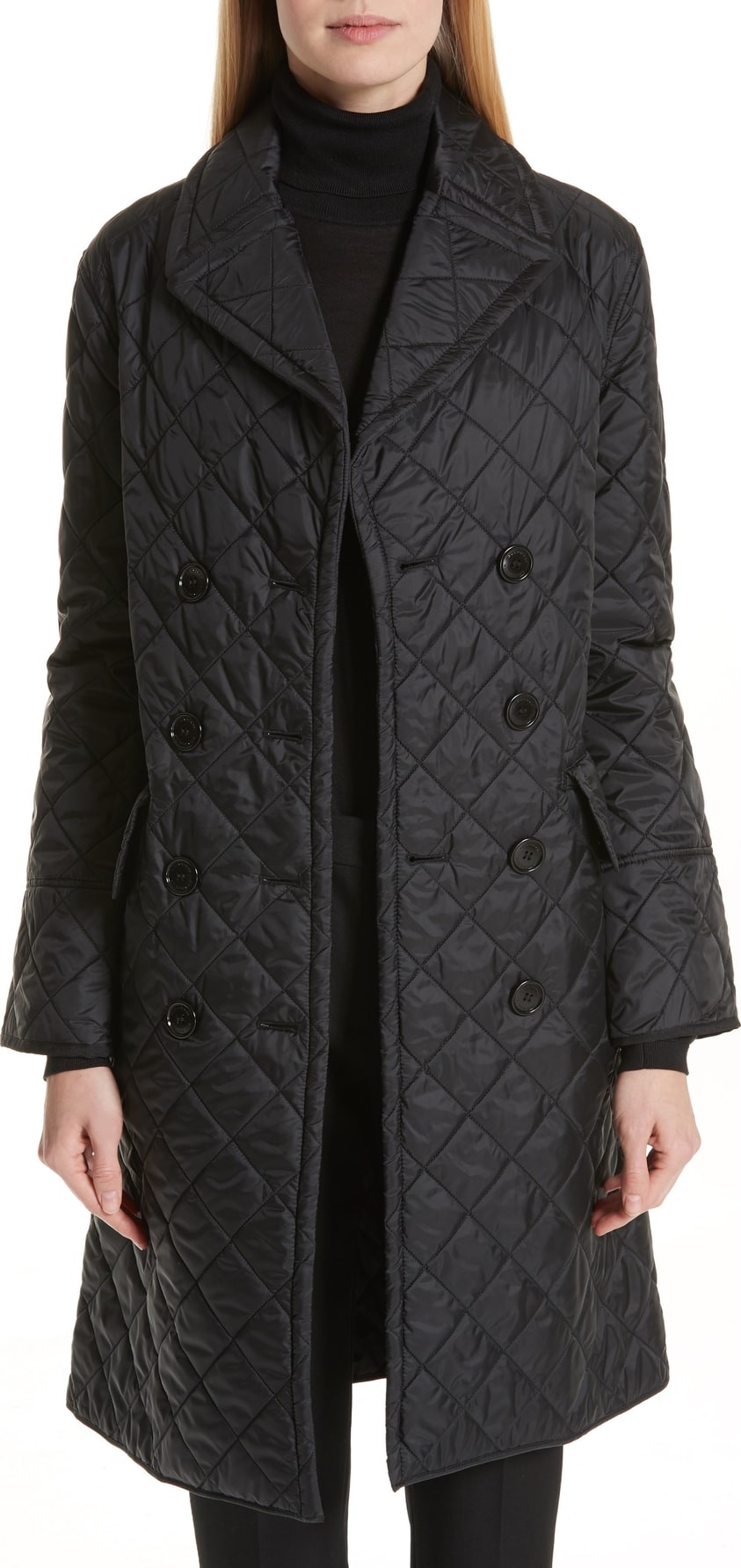 Burberry London England Horberie Quilted Trench Coat