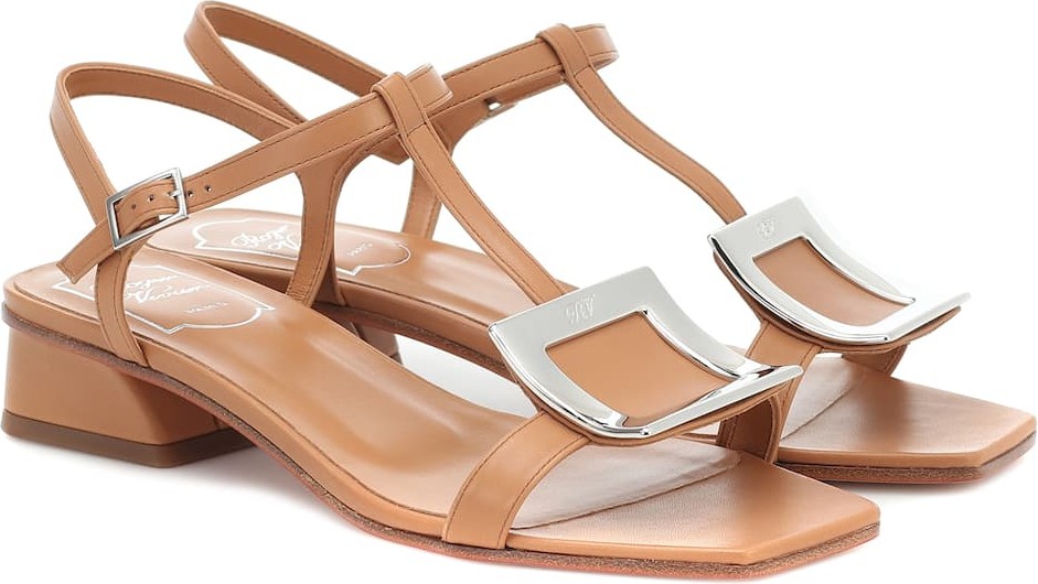 Roger Vivier Bikviv' leather sandals