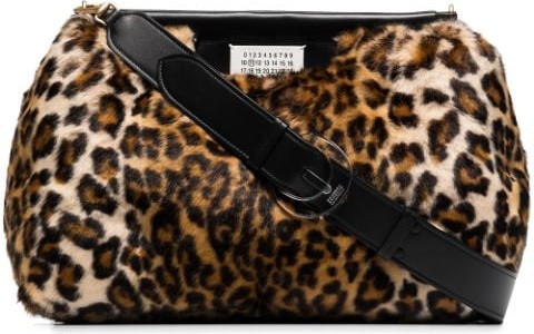 Maison Margiela - Glam Slam leopard-print bag