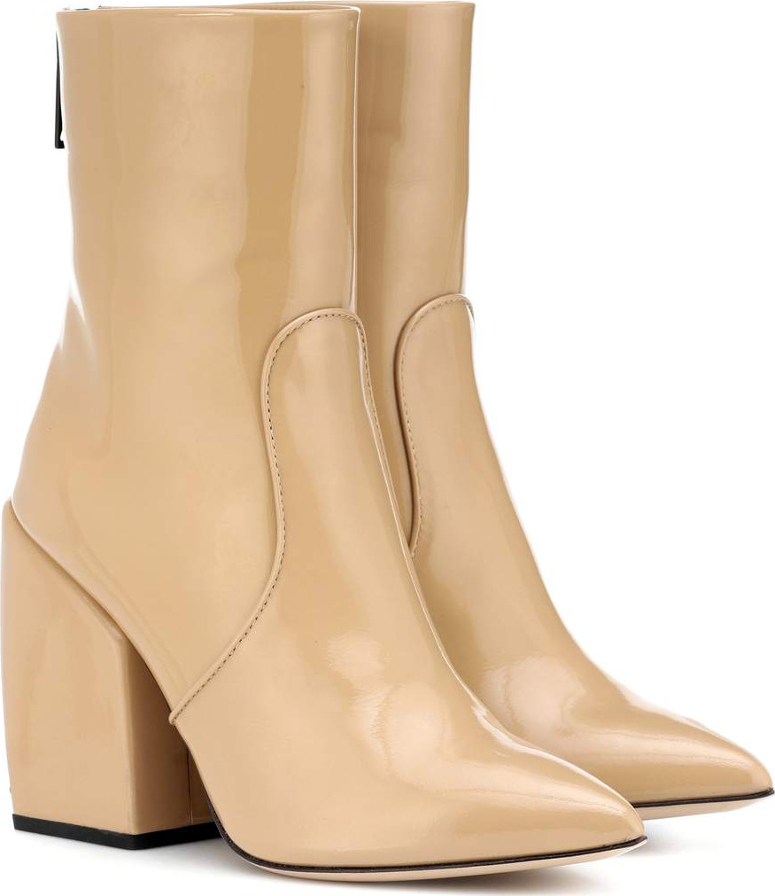 Petar Petrov Solar patent leather ankle boots