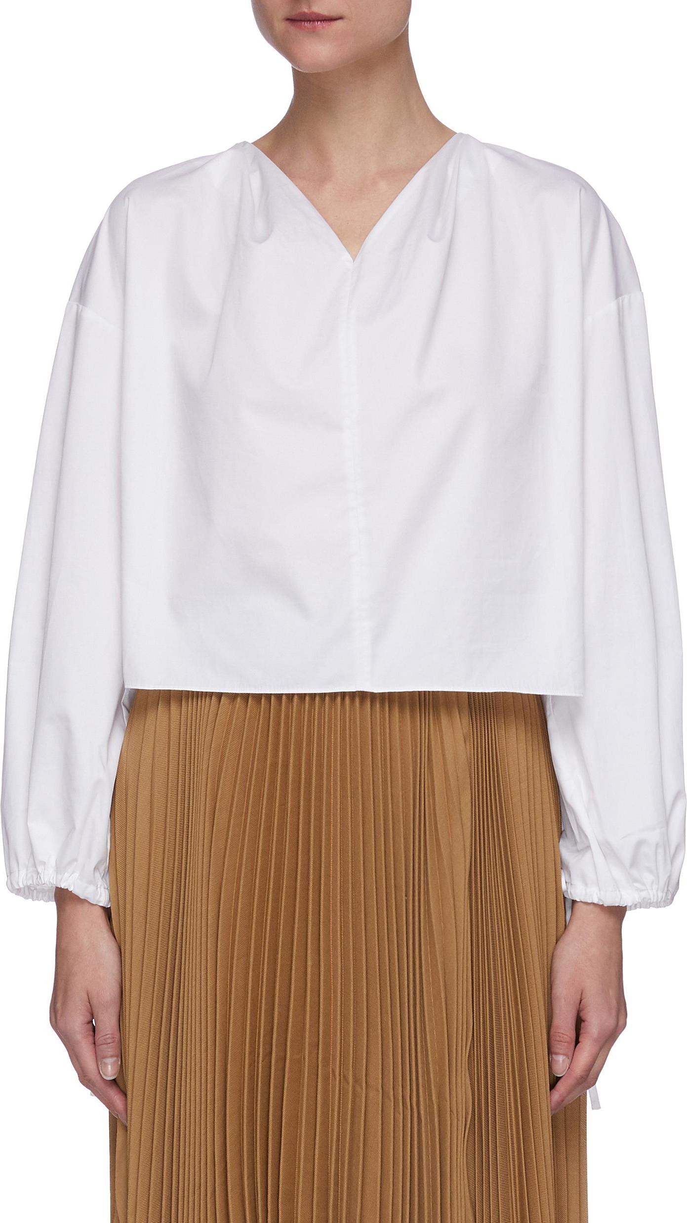 EQUIL V neck cotton blouse