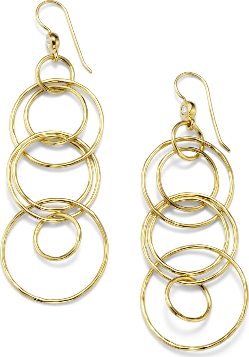 IPPOLITA Classico 18k Gold Jet Set Earrings