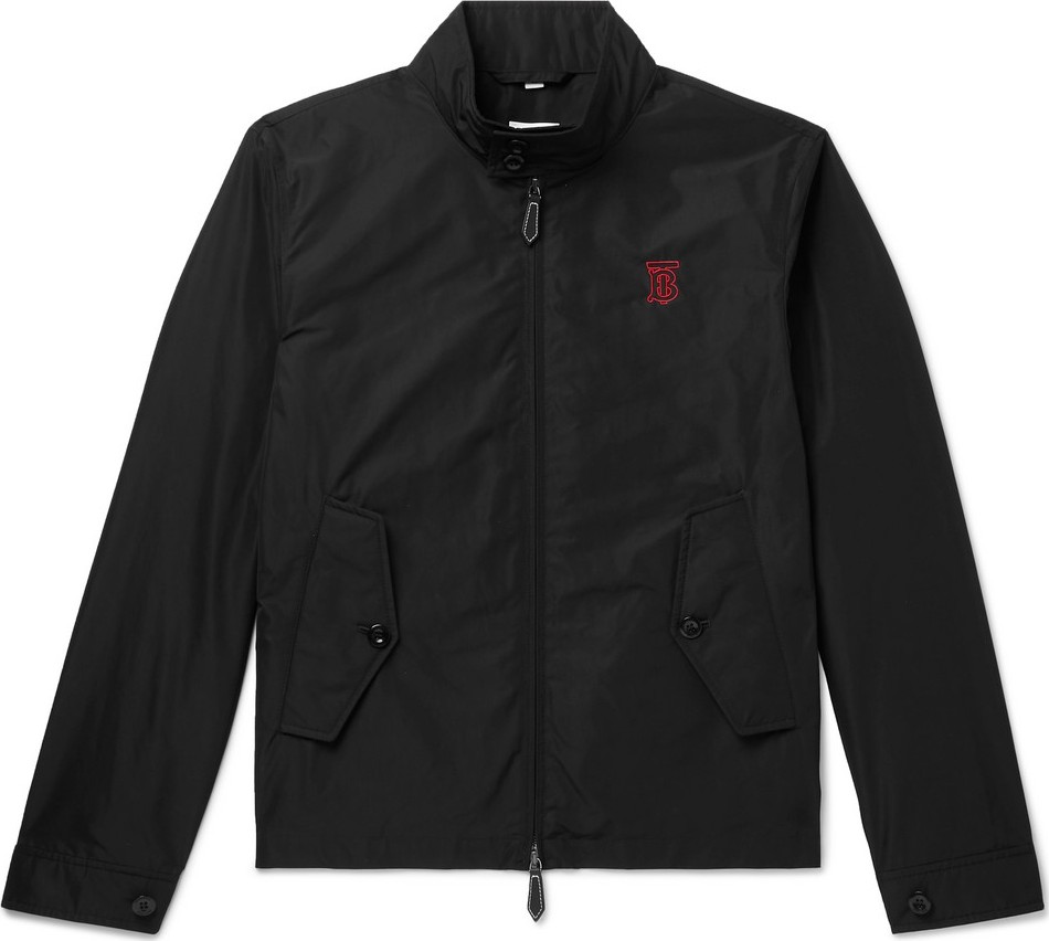 Burberry London England Logo-Embroidered Shell Jacket