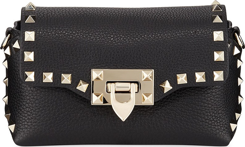 Valentino Rockstud Mini Leather Crossbody Bag