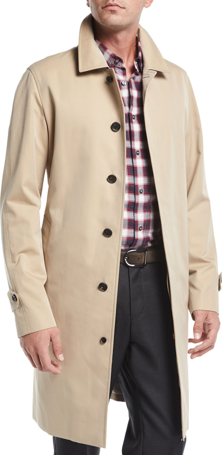 Sanyo Balmacaan Gabardine Overcoat