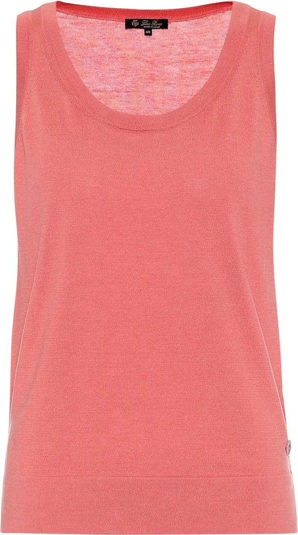 Loro Piana Silk and cotton knit tank top
