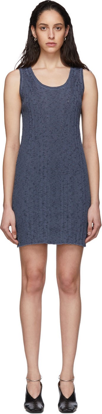 Jil Sander Blue Knit Dress