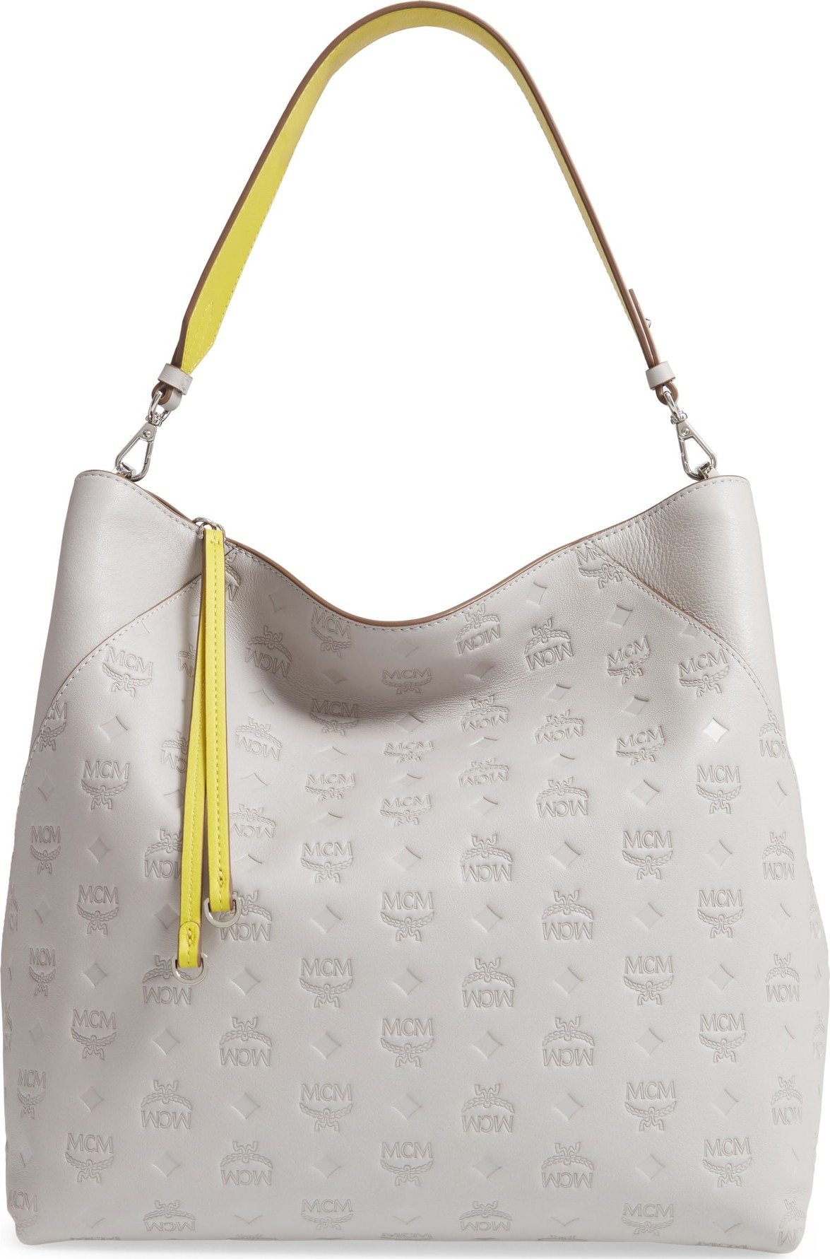 MCM Large Klara Monogram Leather Hobo MCM Large Klara Monogram Leather Hobo