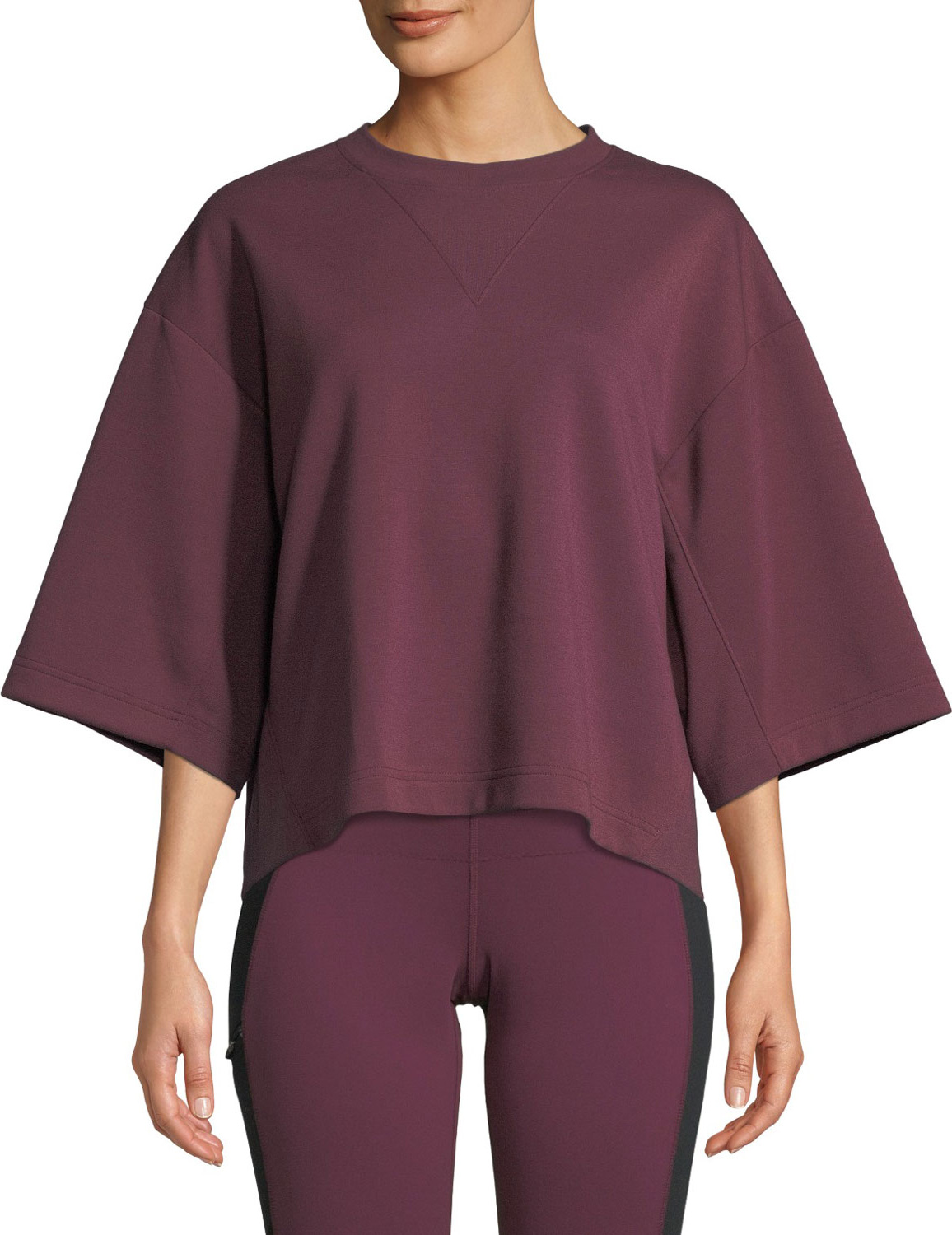 The North Face Train Logo Short-Sleeve Pullover Sweatshirt