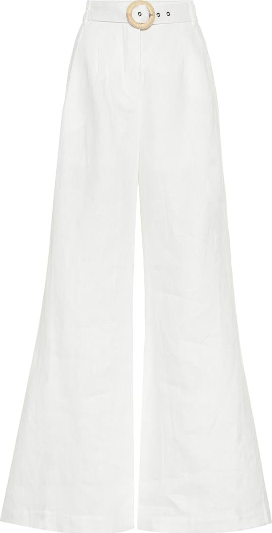 Zimmermann Honour high-rise linen pants