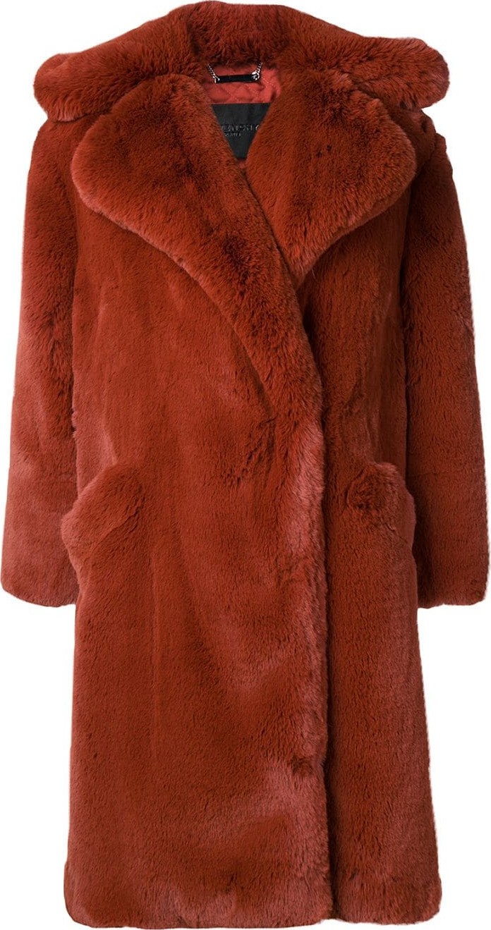 Givenchy oversized faux fur coat