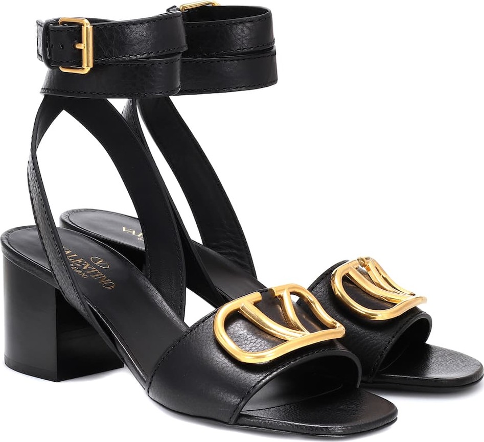 Valentino Valentino Garavani Go Logo leather sandals