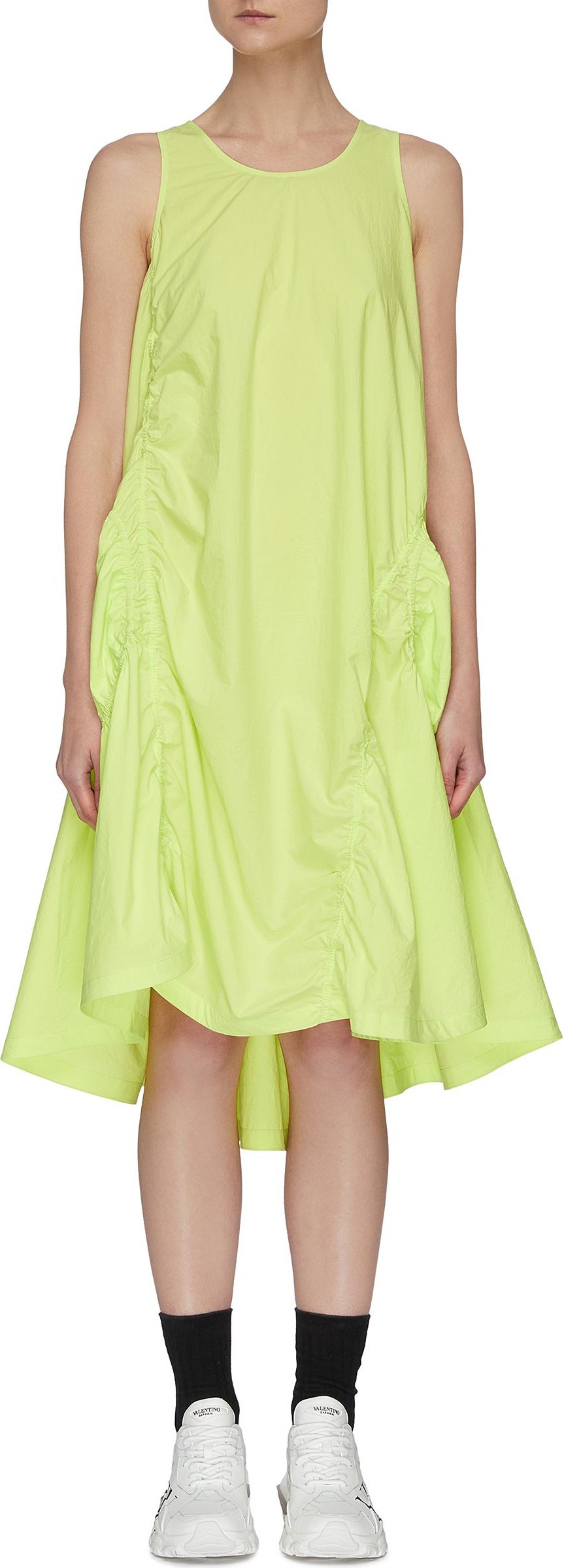 Angel Chen Elastic Detail Cut Out Back Dress