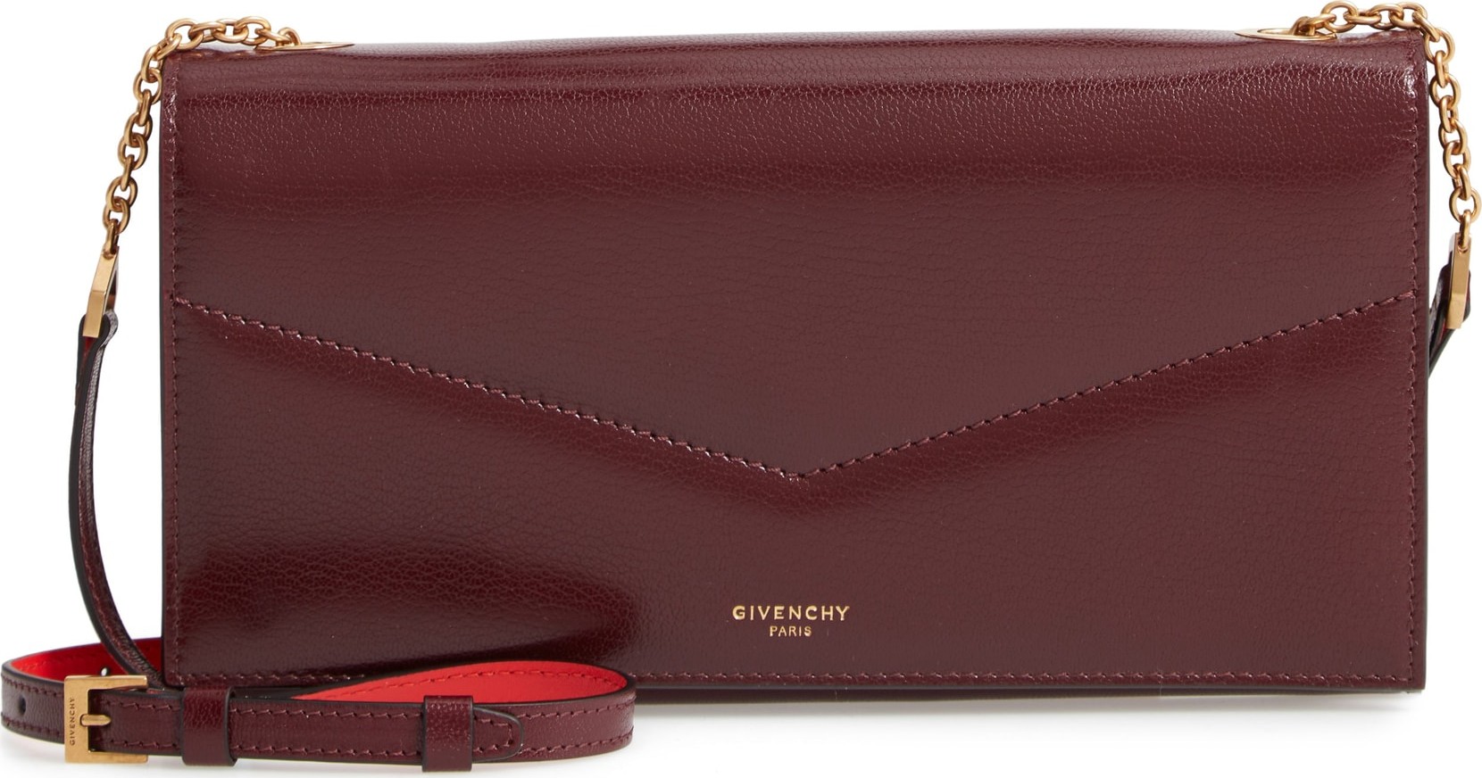 Givenchy Leather Wallet on a Chain